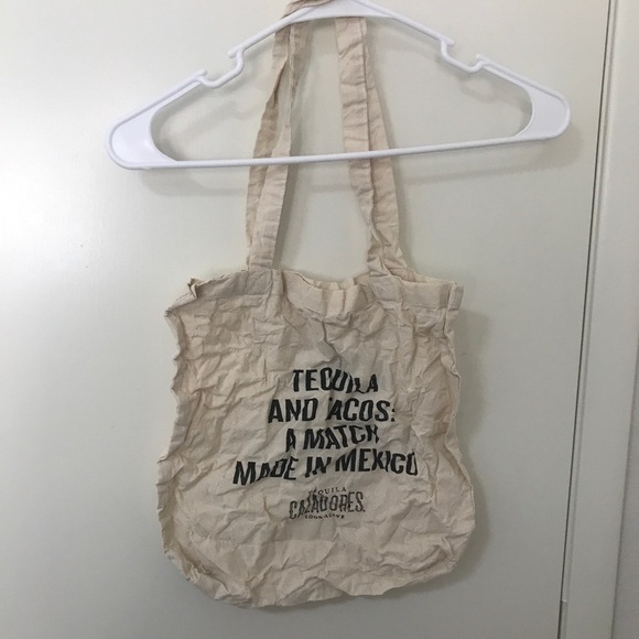 3/$15 Tequila cazadores tequilas and tacos:match made in Mexico canvas tote - Picture 2 of 6